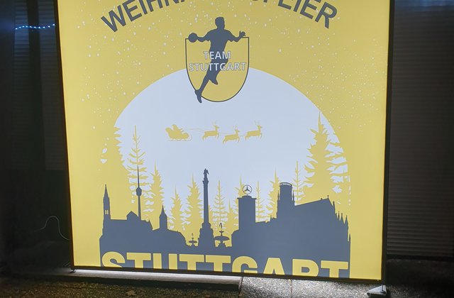 Erste gemeinsame Weihnachtsfeier des Team Stuttgart