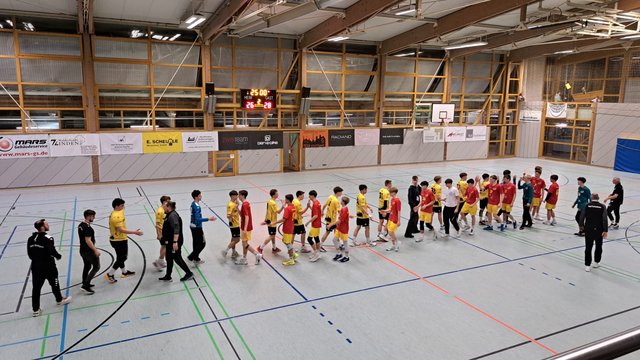 B1 verliert letztes Hinrundenspiel auswärts mit 36:28